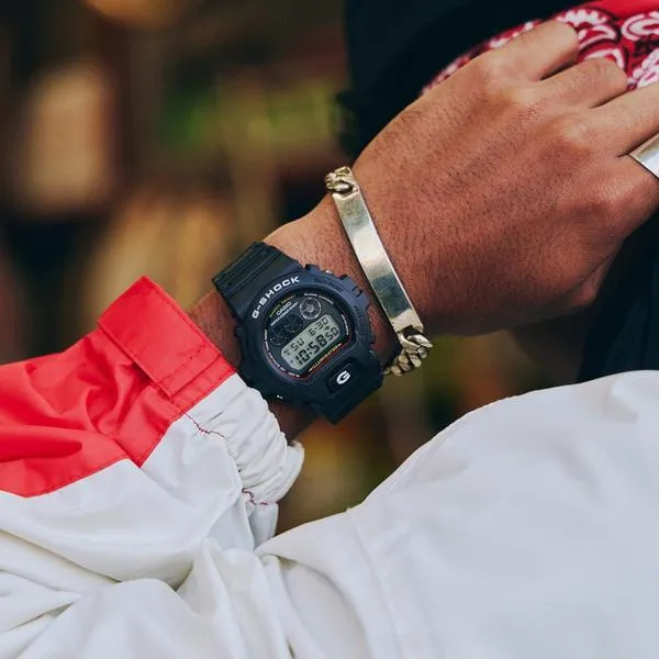 Casio G-Shock Digital Watch DW6900RL-1 Black - Red - Blue