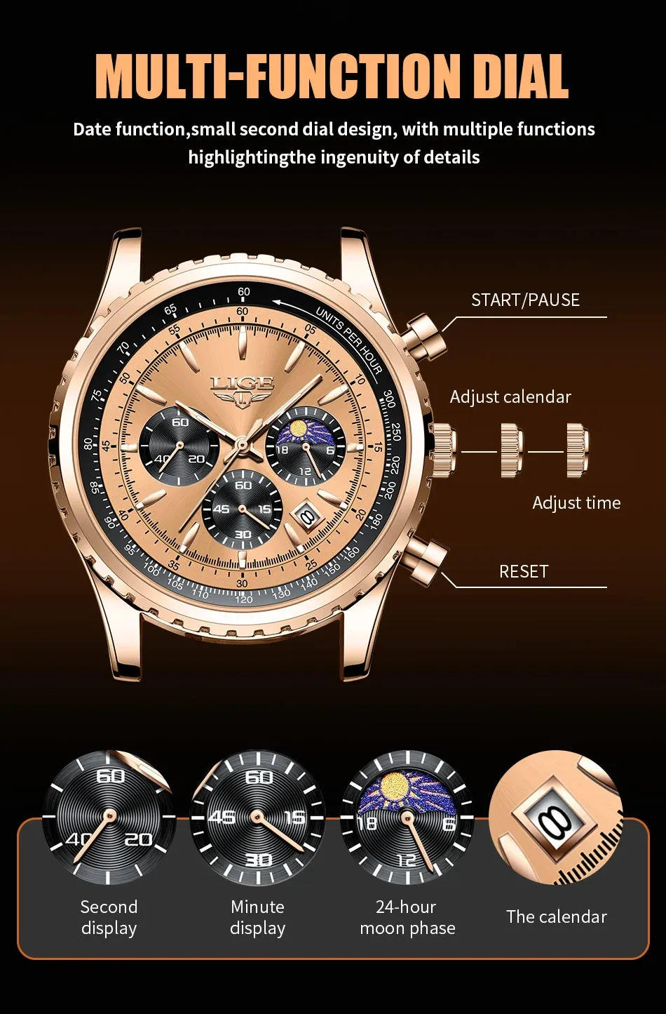 Casual Quartz Men's Watch