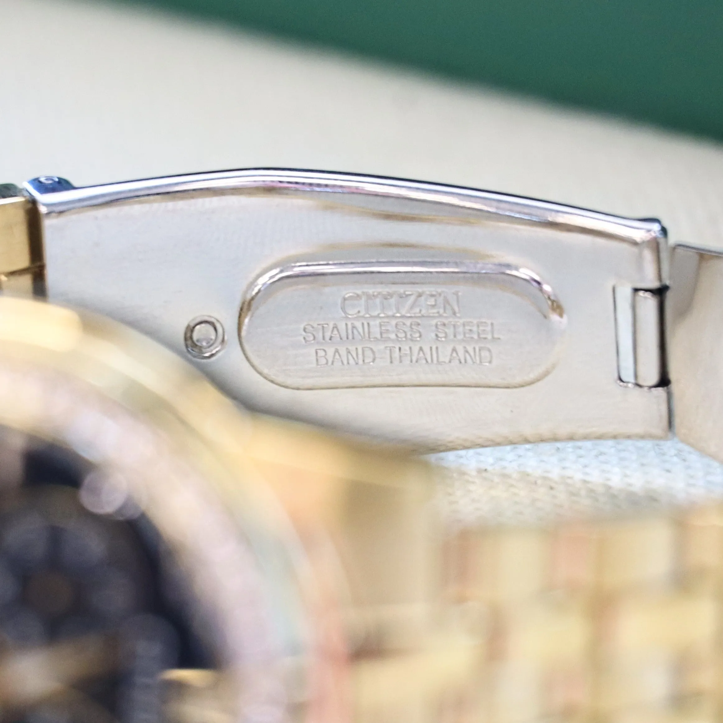 CITIZEN Crystal Chronograph Watch Eco-Drive Wristwatch Ref. AT2452-52E