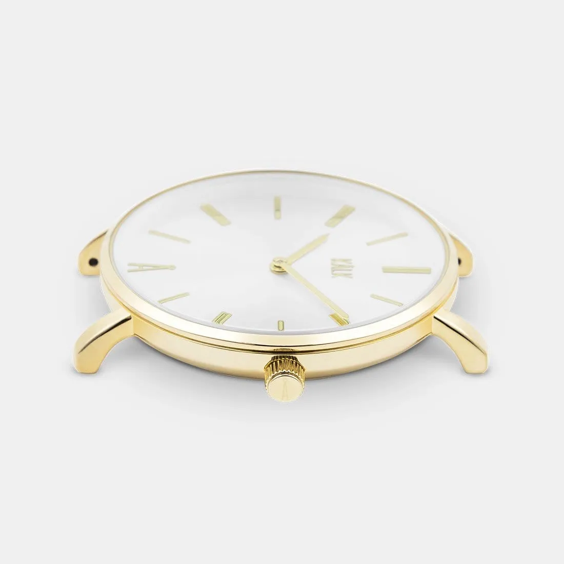 Classy Gold White Watch