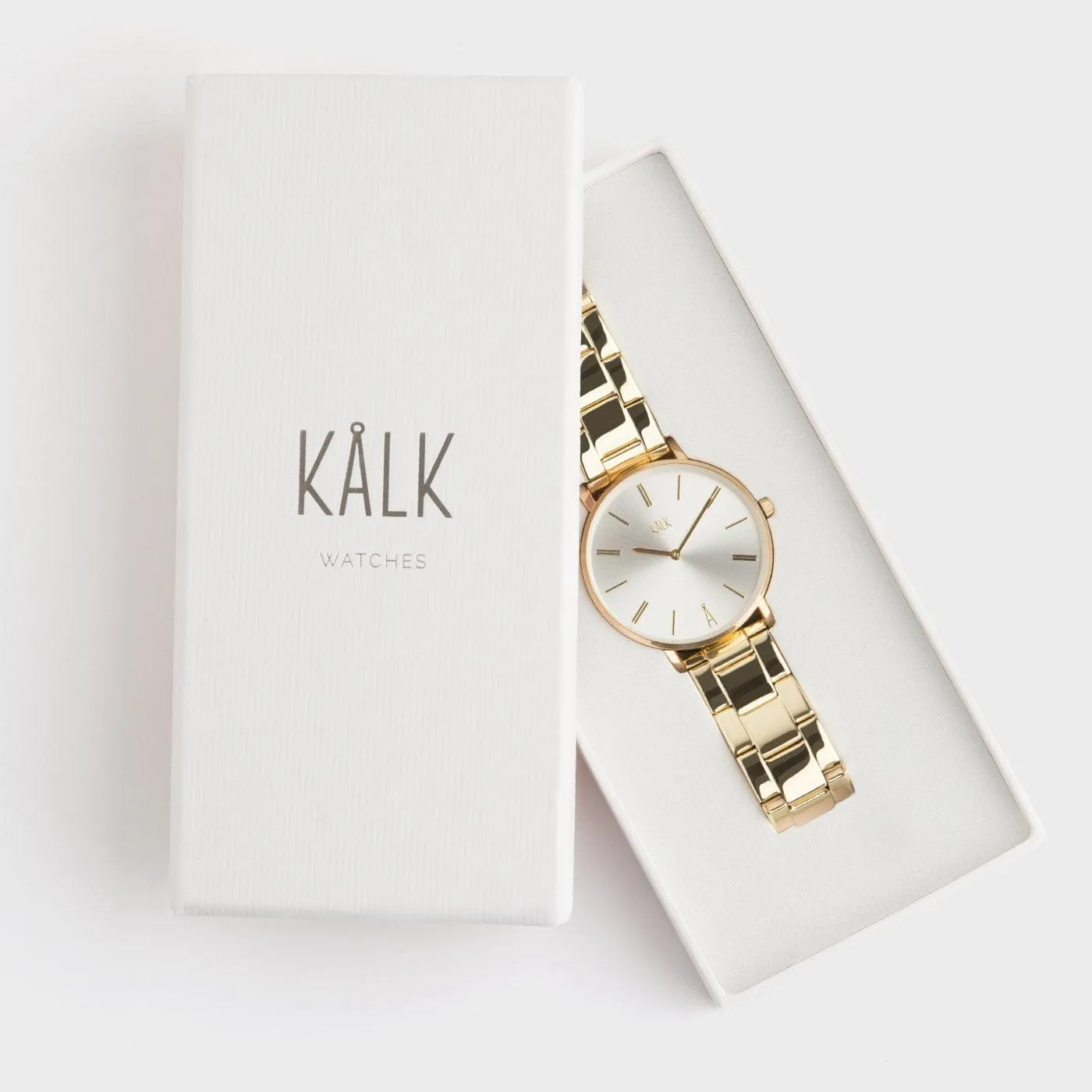 Classy Gold White Watch