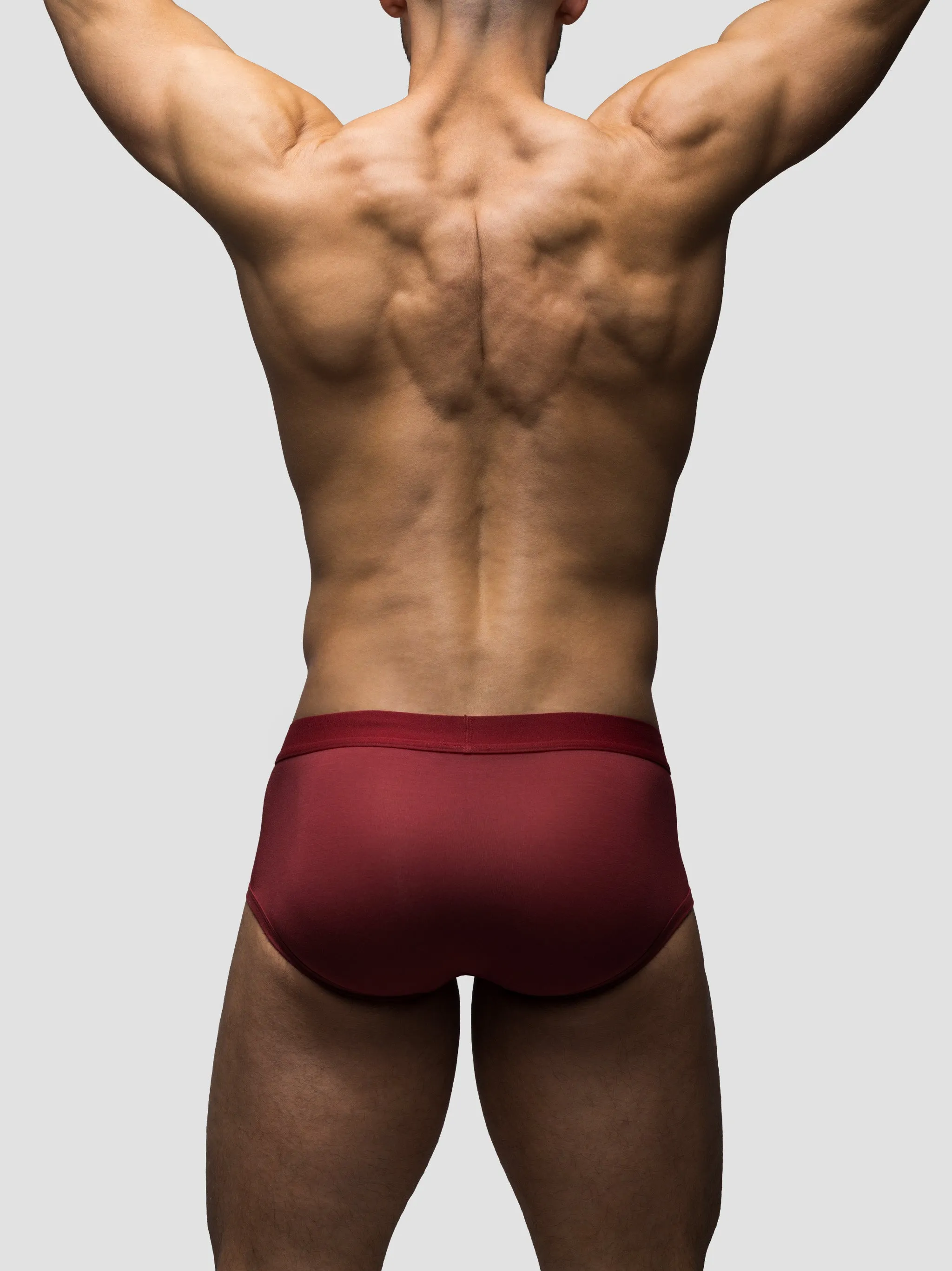 Dark Brick Mid-Rise Brief