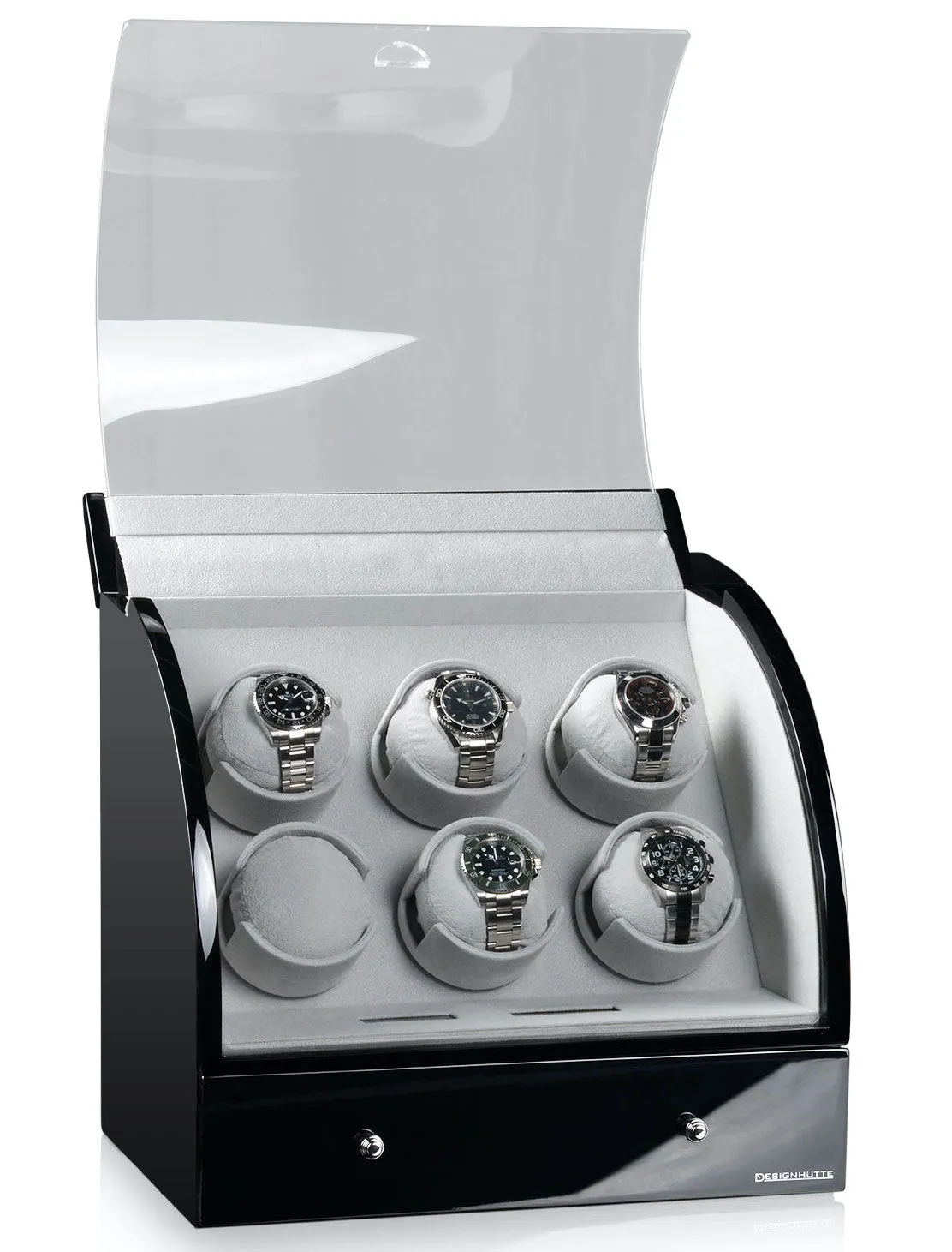 Designhuette Watch Winder Basel 6 Black