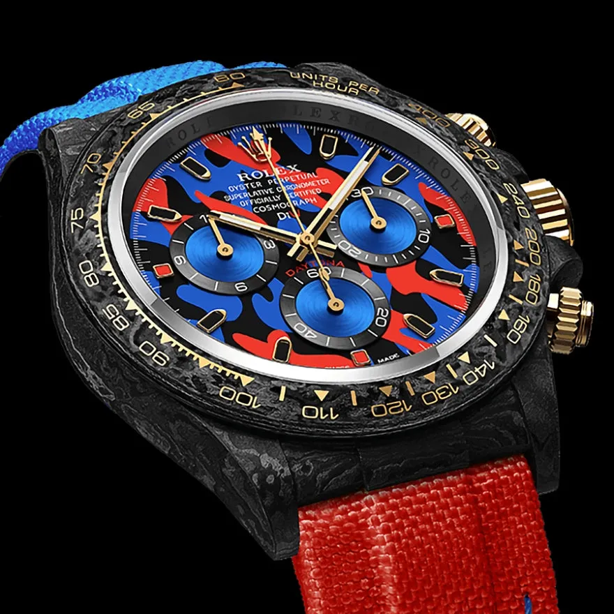 DiW Rolex Daytona 41mm MILITARY RED (Retail: €59 990)