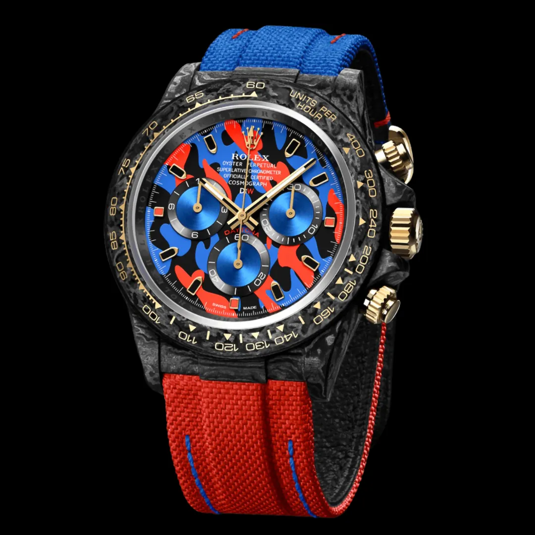 DiW Rolex Daytona 41mm MILITARY RED (Retail: €59 990)