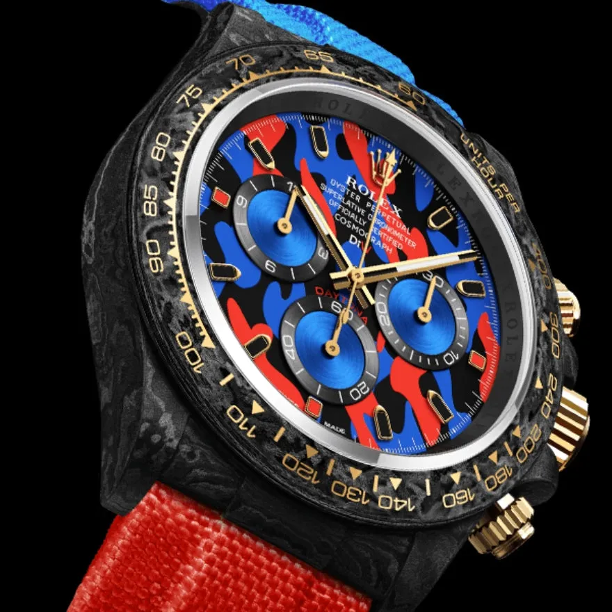 DiW Rolex Daytona 41mm MILITARY RED (Retail: €59 990)