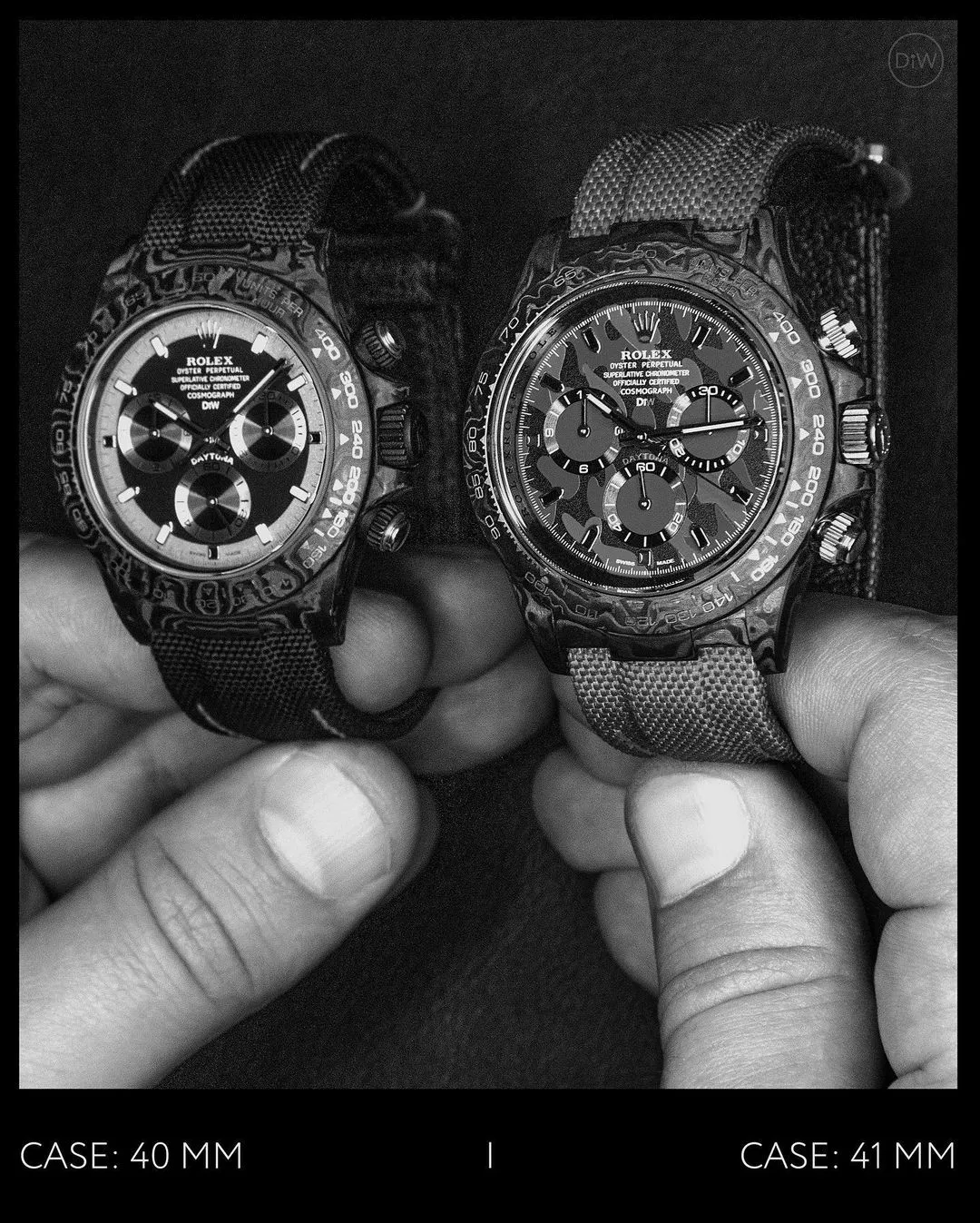 DiW Rolex Daytona 41mm MILITARY RED (Retail: €59 990)