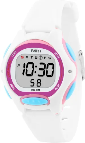Edillas Kids Watch Digital for Girls Boys, Children Waterproof Watches Multi-Functional with LED Backlight Alarm/Stopwatch for Student Ages 4-13