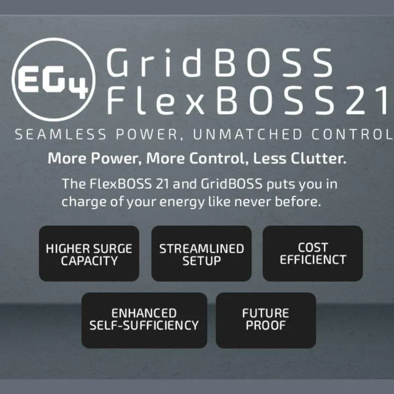 EG4 GridBOSS MID | 200A Service Entrance