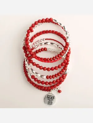 Emerson Street Texas Tech "Mackenzie" Wrap Bracelet