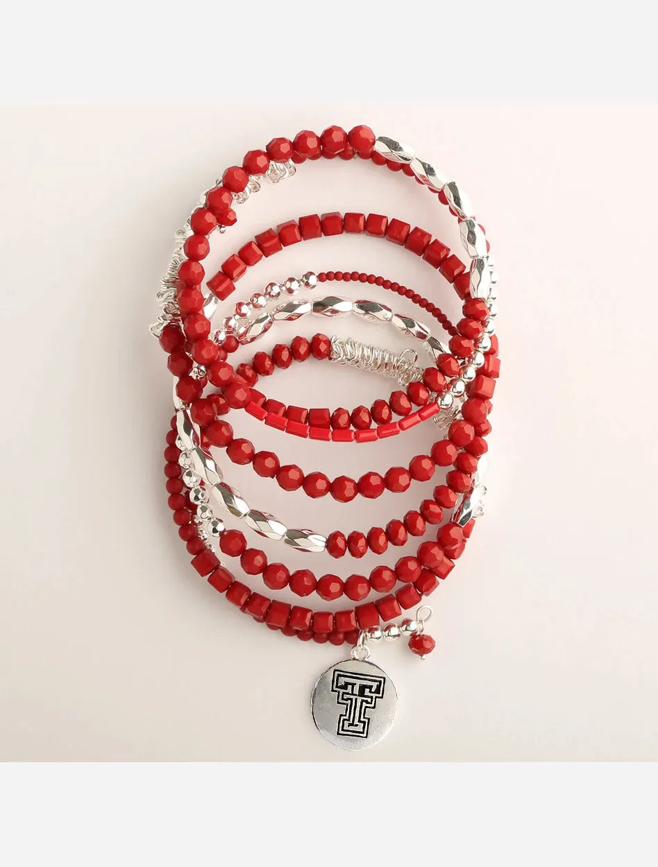 Emerson Street Texas Tech "Mackenzie" Wrap Bracelet