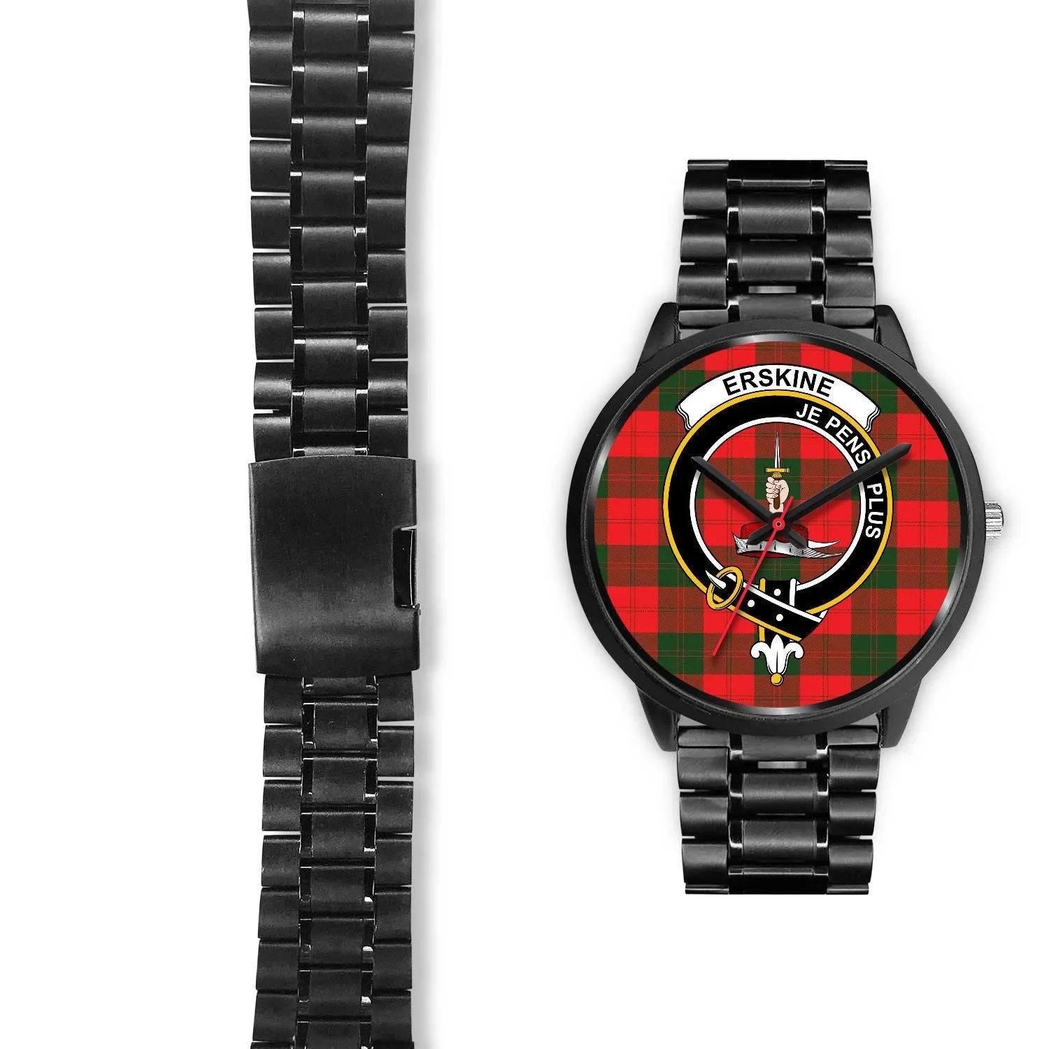 Erskine Modern Clan Badge Tartan Black Watch