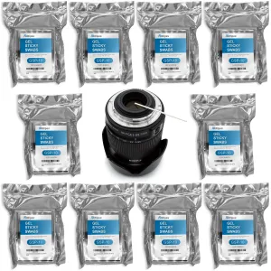 ESD Sticky Swab Gel | 2.5 mm/0.1 inch Round Head, 100 Swabs, High Viscosity | Anti Static Sticky Silicone Gel Stick for Camera Sensors, LCD, Semiconductors, PCB, SMT & Watches etc. (GSP-100)