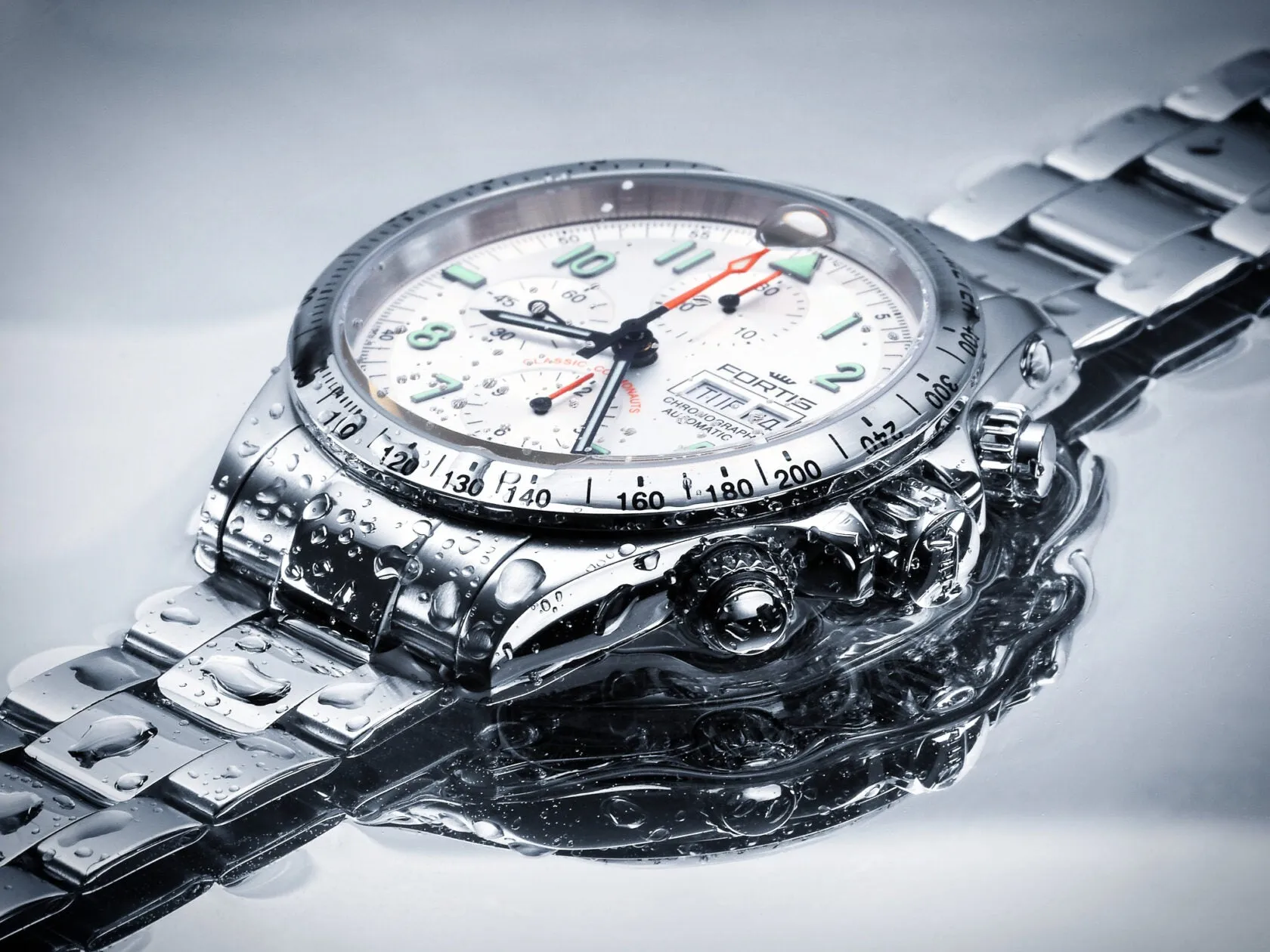 Fortis Watch Classic Cosmonauts Steel A.M.