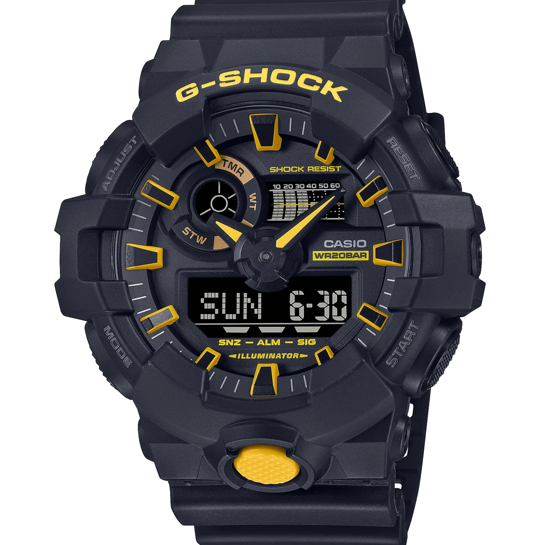 G-Shock Black & Yellow Caution Series GA700CY-1A