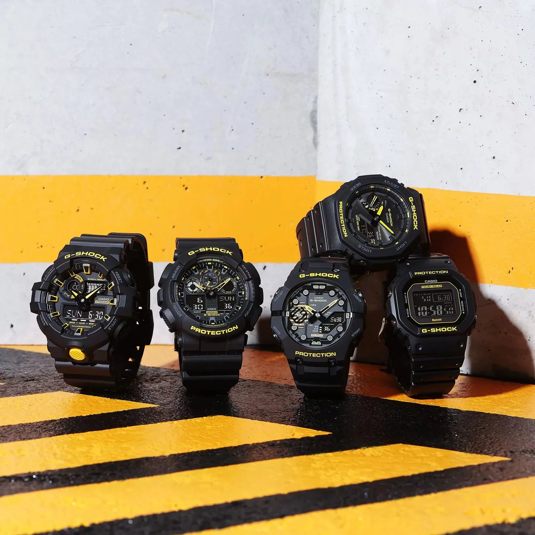 G-Shock Black & Yellow Caution Series GA700CY-1A