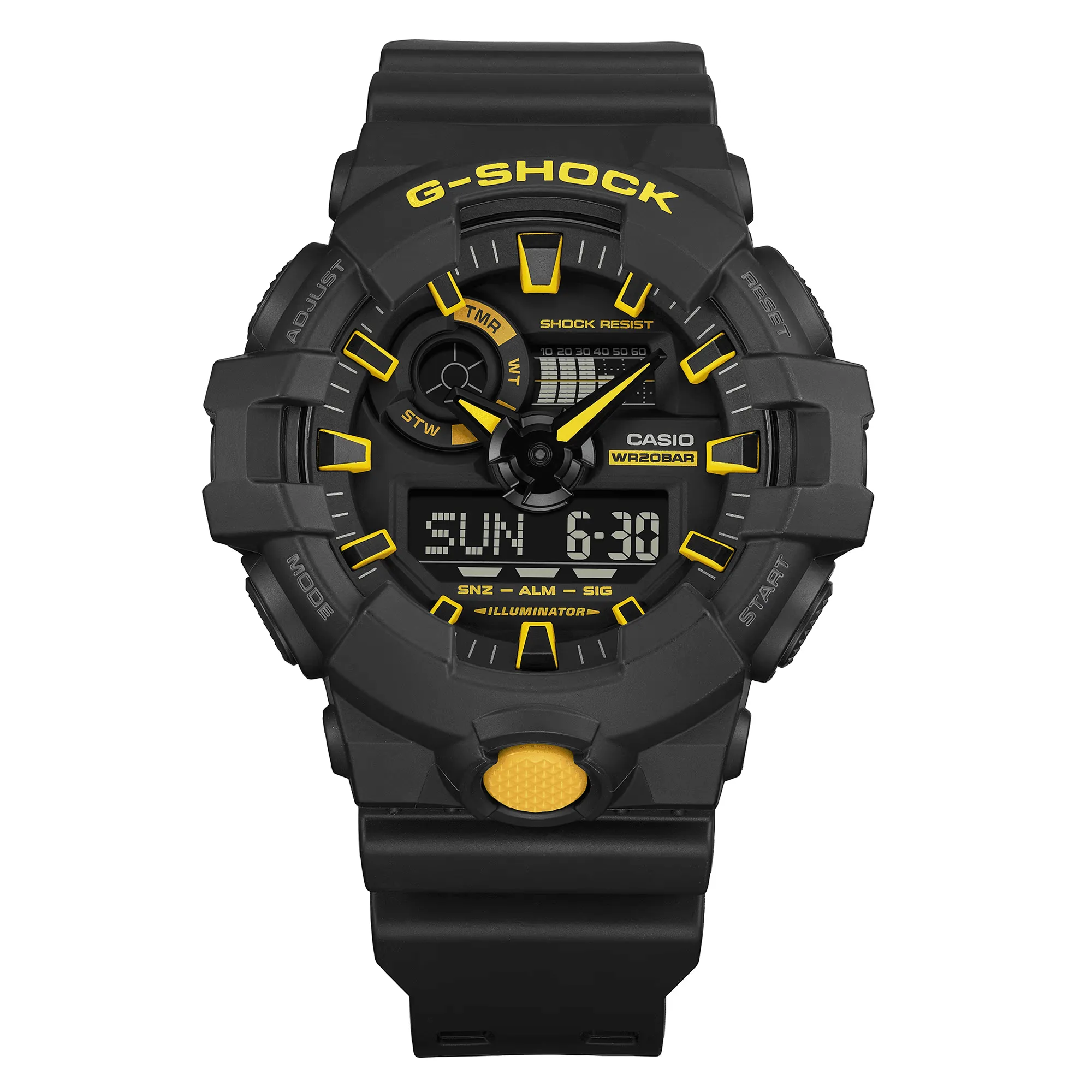 G-Shock Black & Yellow Caution Series GA700CY-1A
