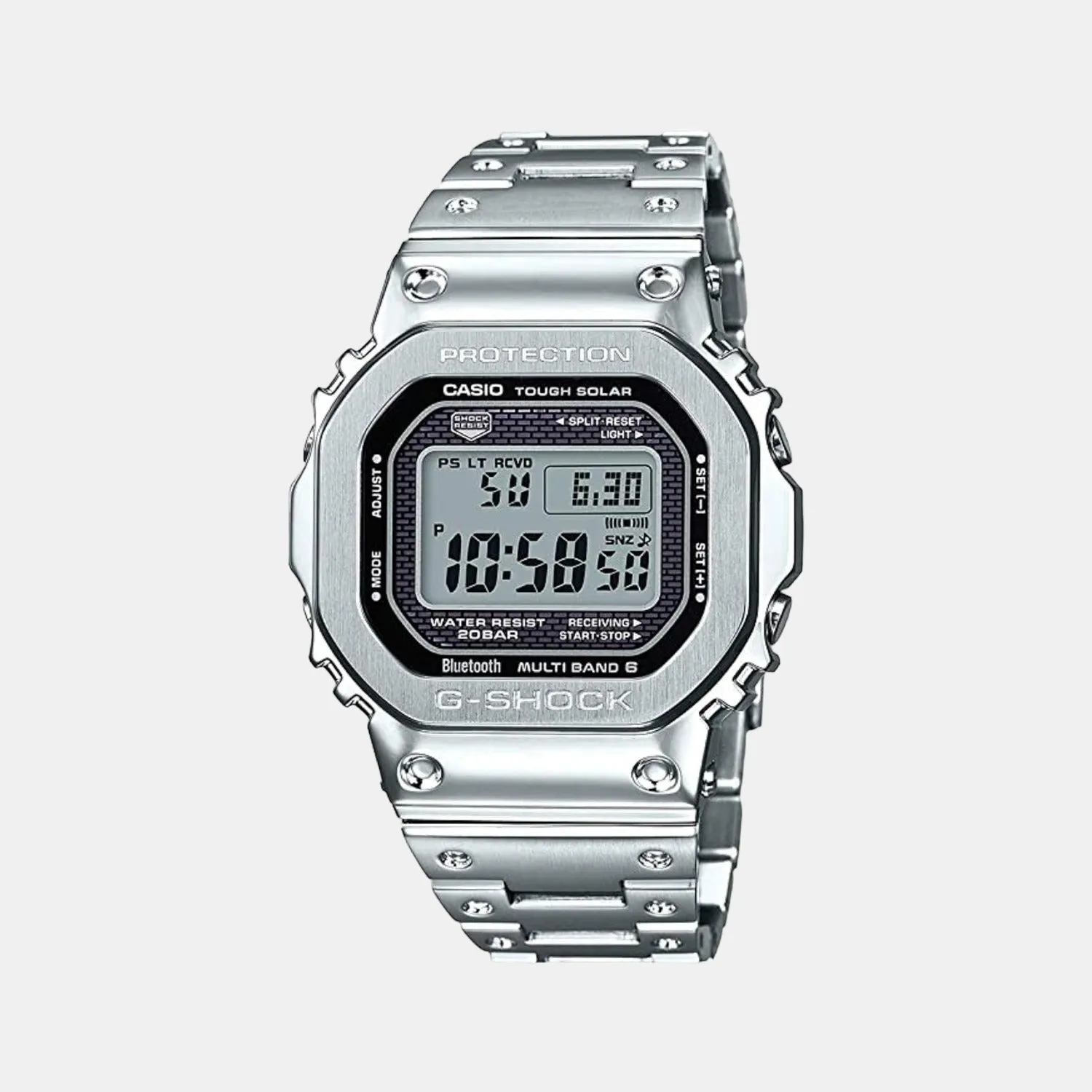 G-Shock Men's Digital Stainless Steel Watch G842 - GMW-B5000D-1DR
