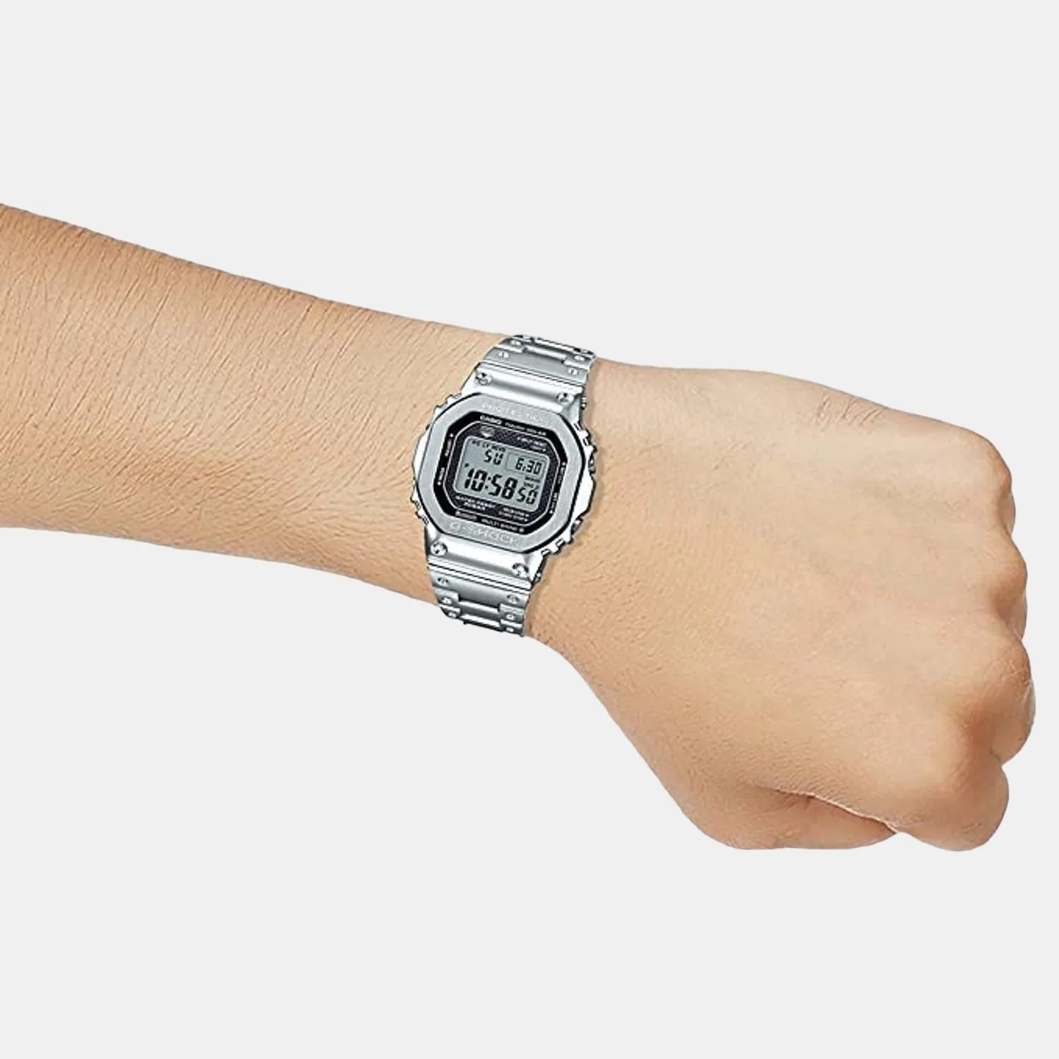G-Shock Men's Digital Stainless Steel Watch G842 - GMW-B5000D-1DR