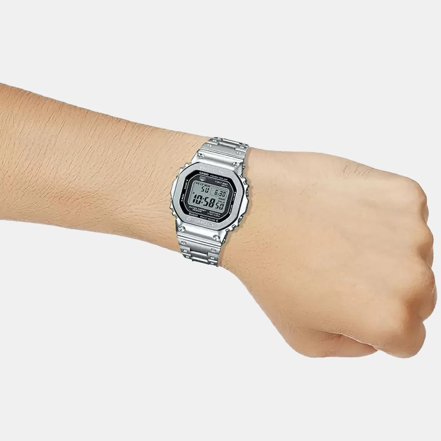 G-Shock Men's Digital Stainless Steel Watch G842 - GMW-B5000D-1DR