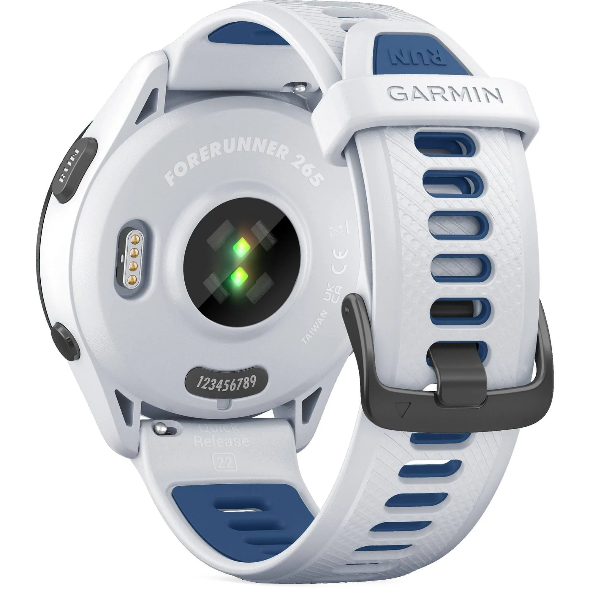 Garmin Forerunner 265 Music HRM With GPS Watch - White