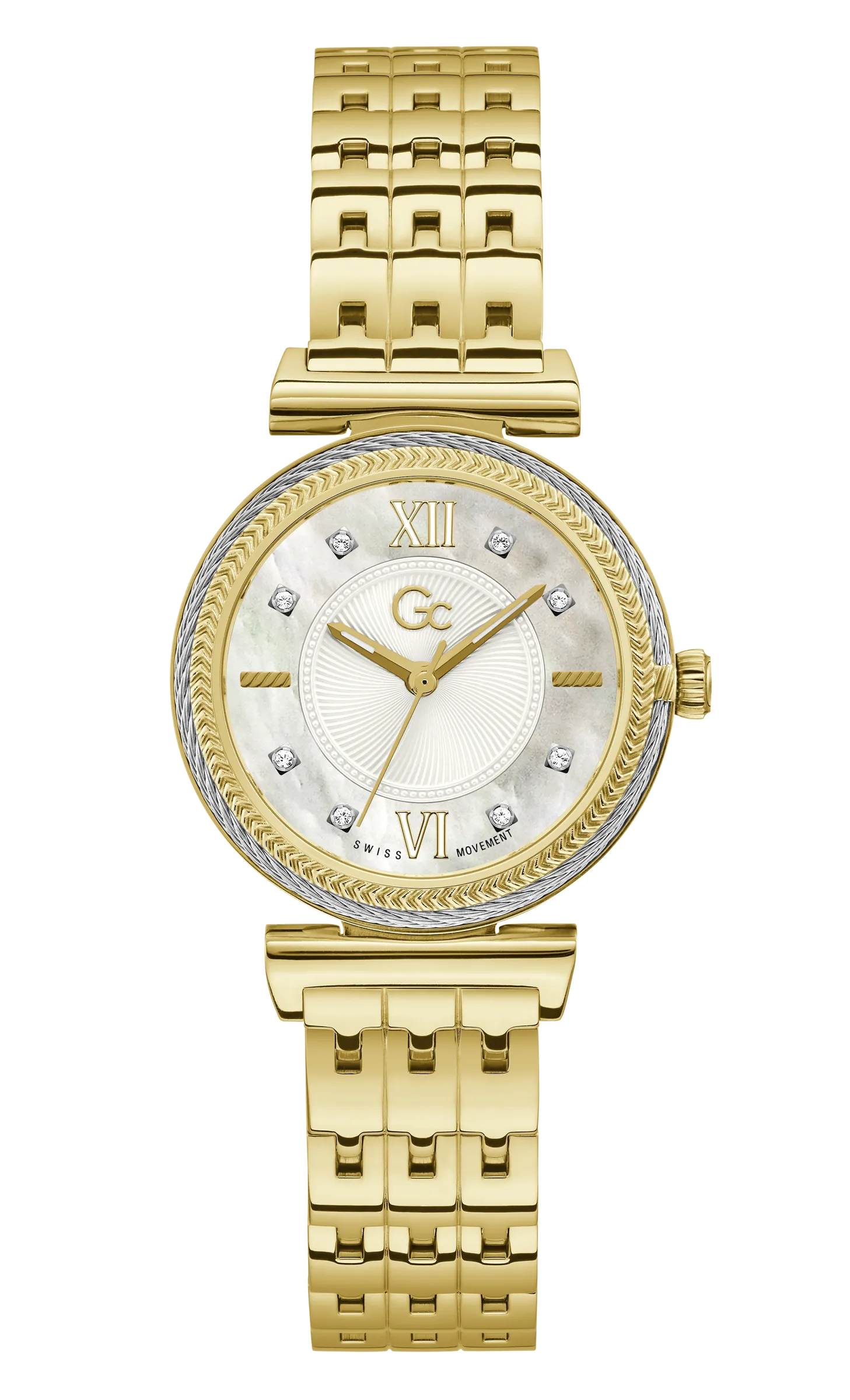 GC White Dial Quartz Analog Women Watch - Y88003L1MF