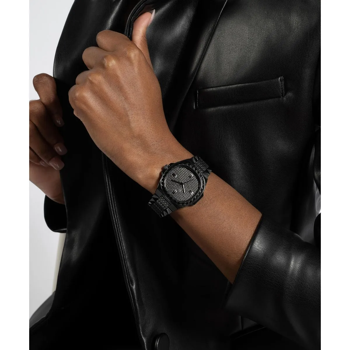 Guess Black Dial Women Analog Watch - GW0601L2