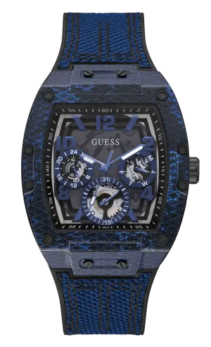 Guess Mens Blue Multi-function Watch - GW0422G1