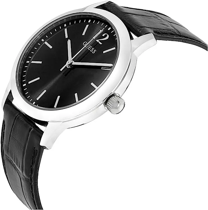 Guess Mens Silver Analog Watch - W0922G1