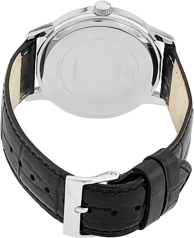 Guess Mens Silver Analog Watch - W0922G1