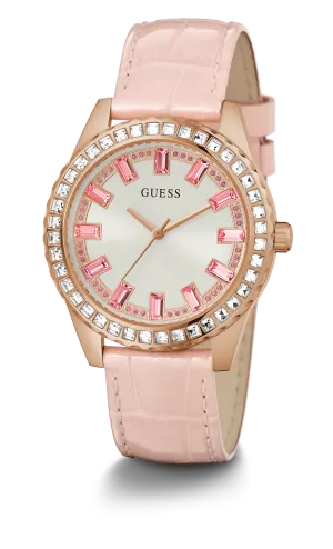 Guess Women Rose Gold Dial Analog Watch - GW0032L2
