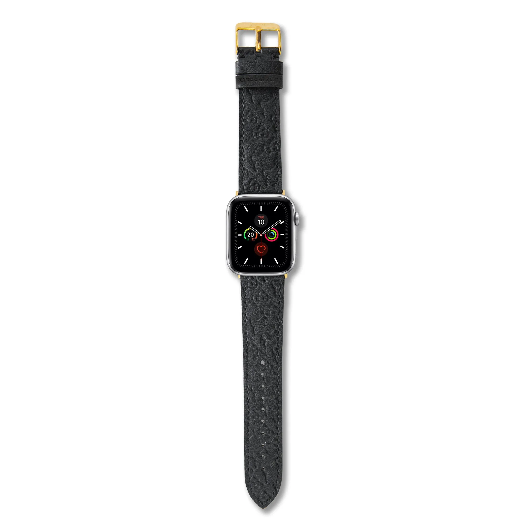 Hello Kitty x Sonix Classic Black Leather Watch Band