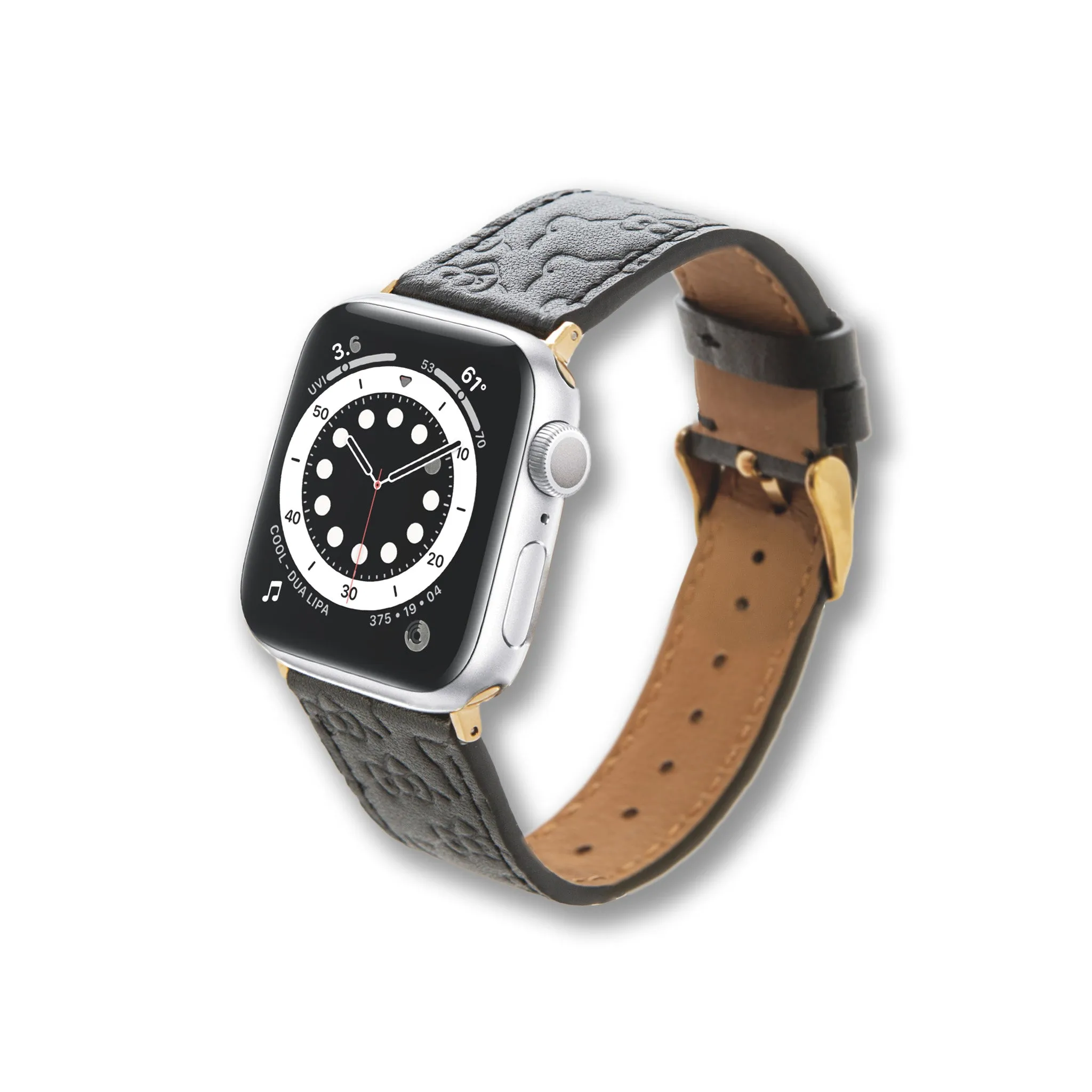 Hello Kitty x Sonix Classic Black Leather Watch Band