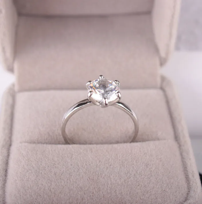 High-Diamond Wedding Engagement Ring