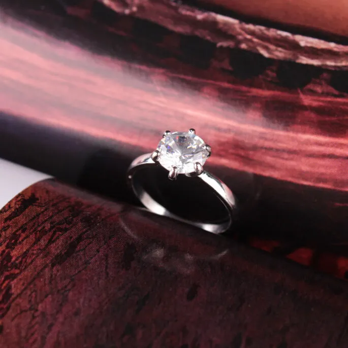 High-Diamond Wedding Engagement Ring