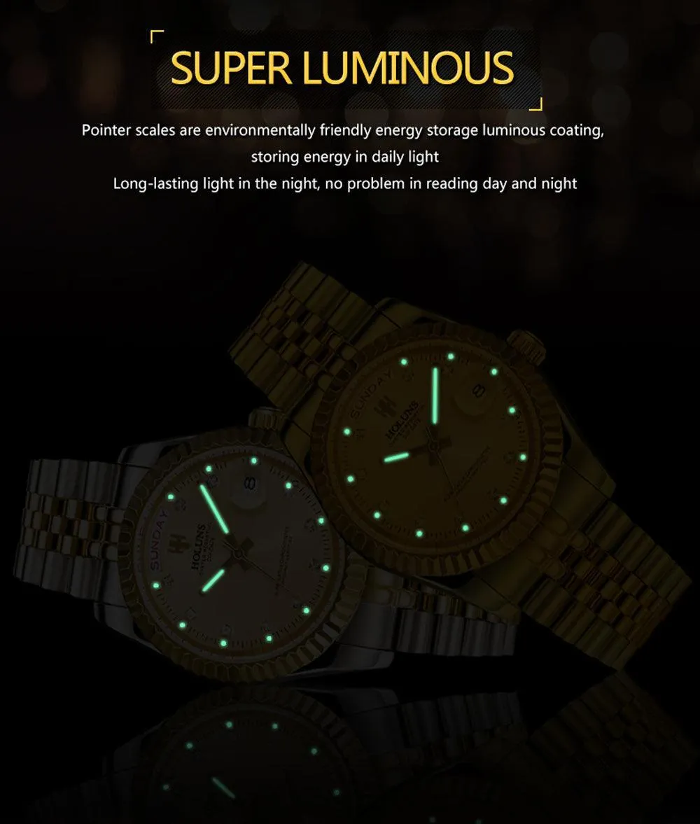 Holuns Jewels Day-Date 37 Jubilee Quartz Homage Watches