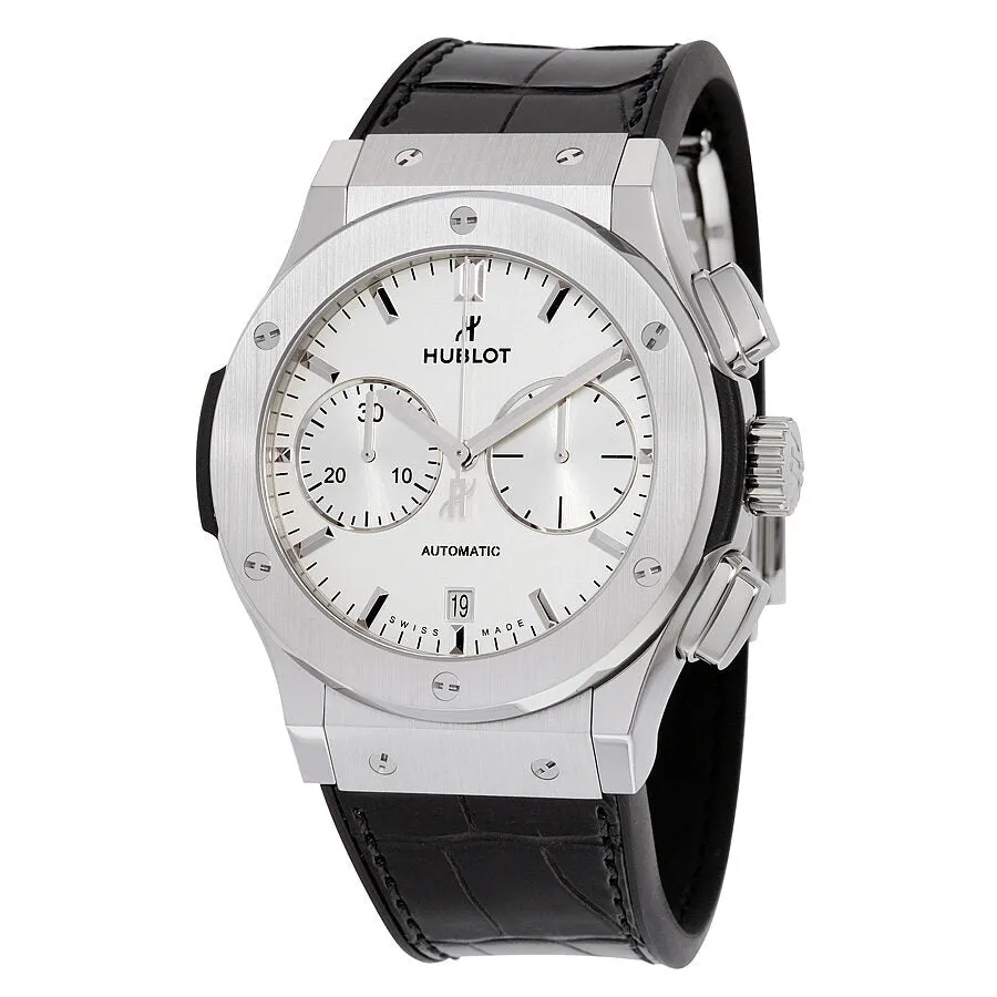 Hublot Classic Fusion Chronograph White Opalin Dial Men's Watch 521.NX.2611.LR