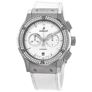 Hublot Classic Fusion Mat White Dial Automatic Ladies Chronograph Watch 541.NE.2010.LR.1104