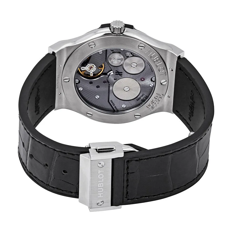 Hublot Classic Fusion Ultra Thin Titanium Automatic Black Dial Men's Watch 545.NX.1270.LR