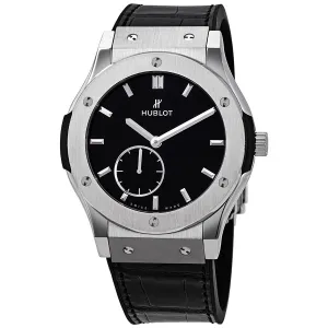 Hublot Classic Fusion Ultra Thin Titanium Automatic Black Dial Men's Watch 545.NX.1270.LR
