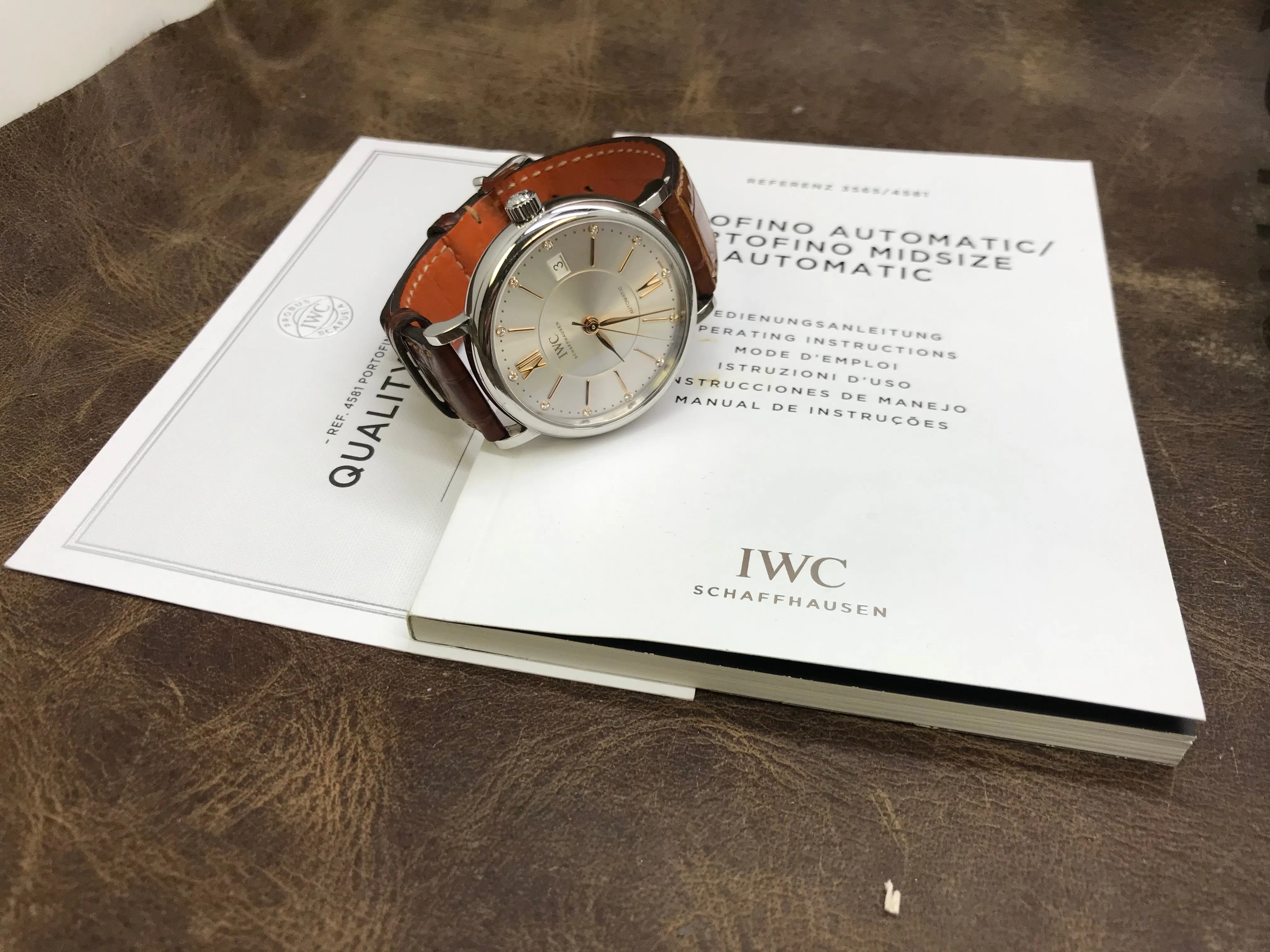 IWC Portofino IW458101 Silver Dial Automatic Watch