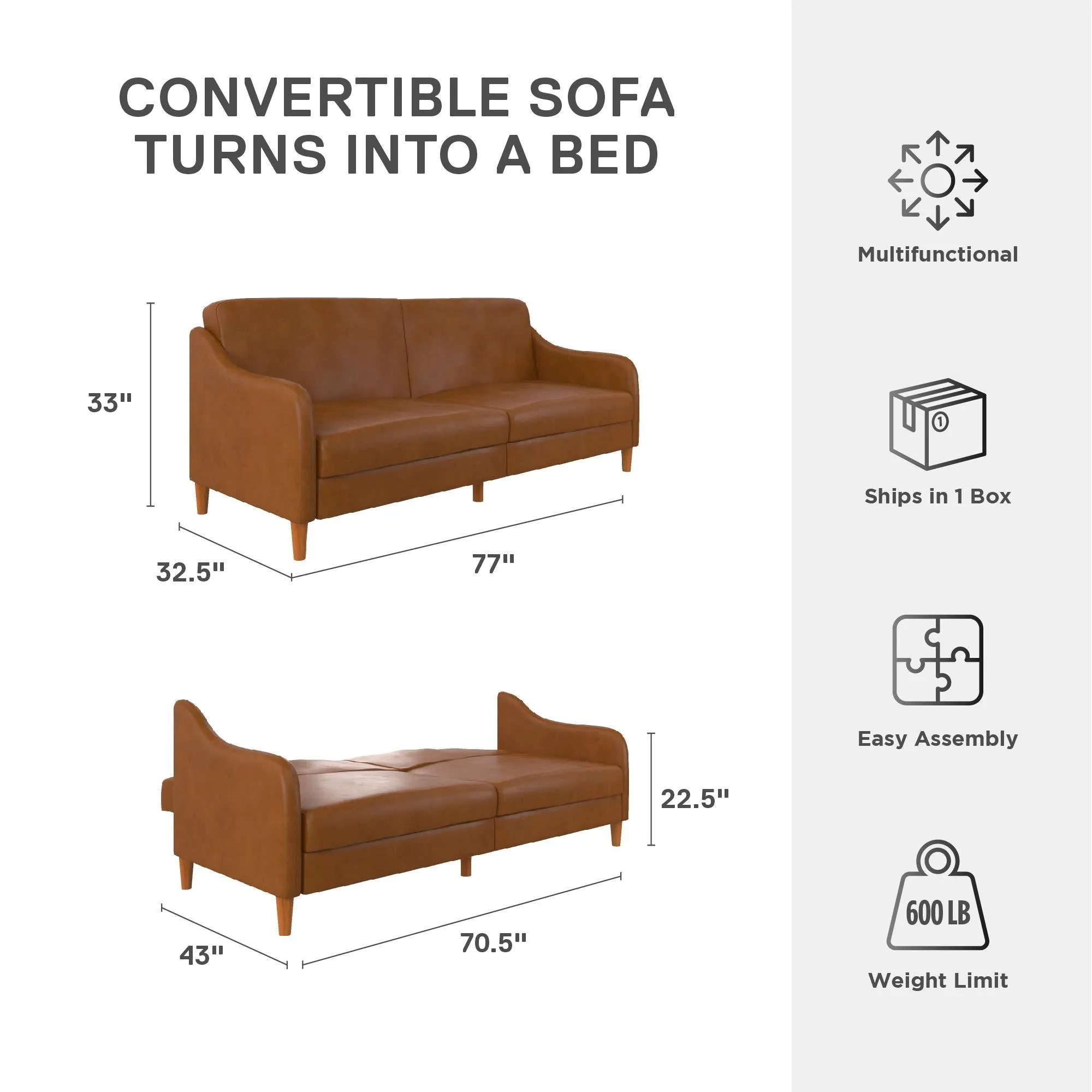 Jasper Futon Sofa Bed