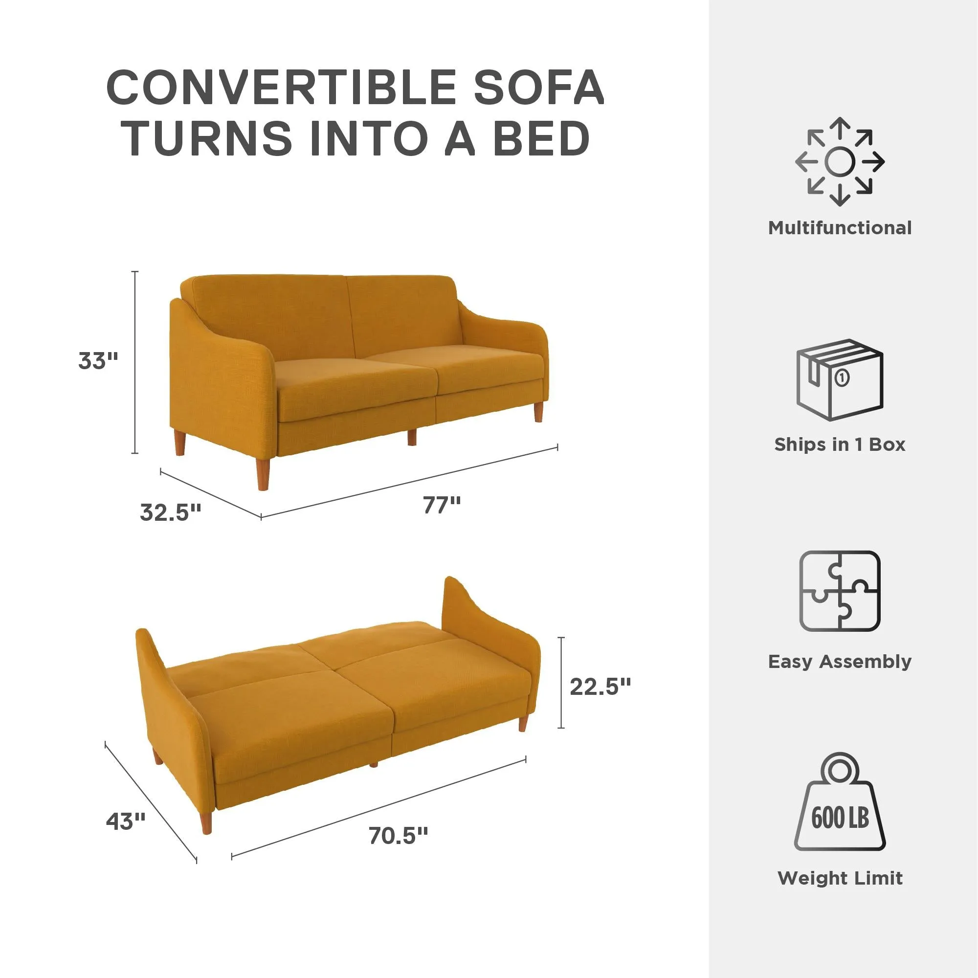 Jasper Futon Sofa Bed