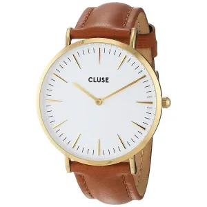 La Bohème Leather Orange, Gold Colour (CL18409
