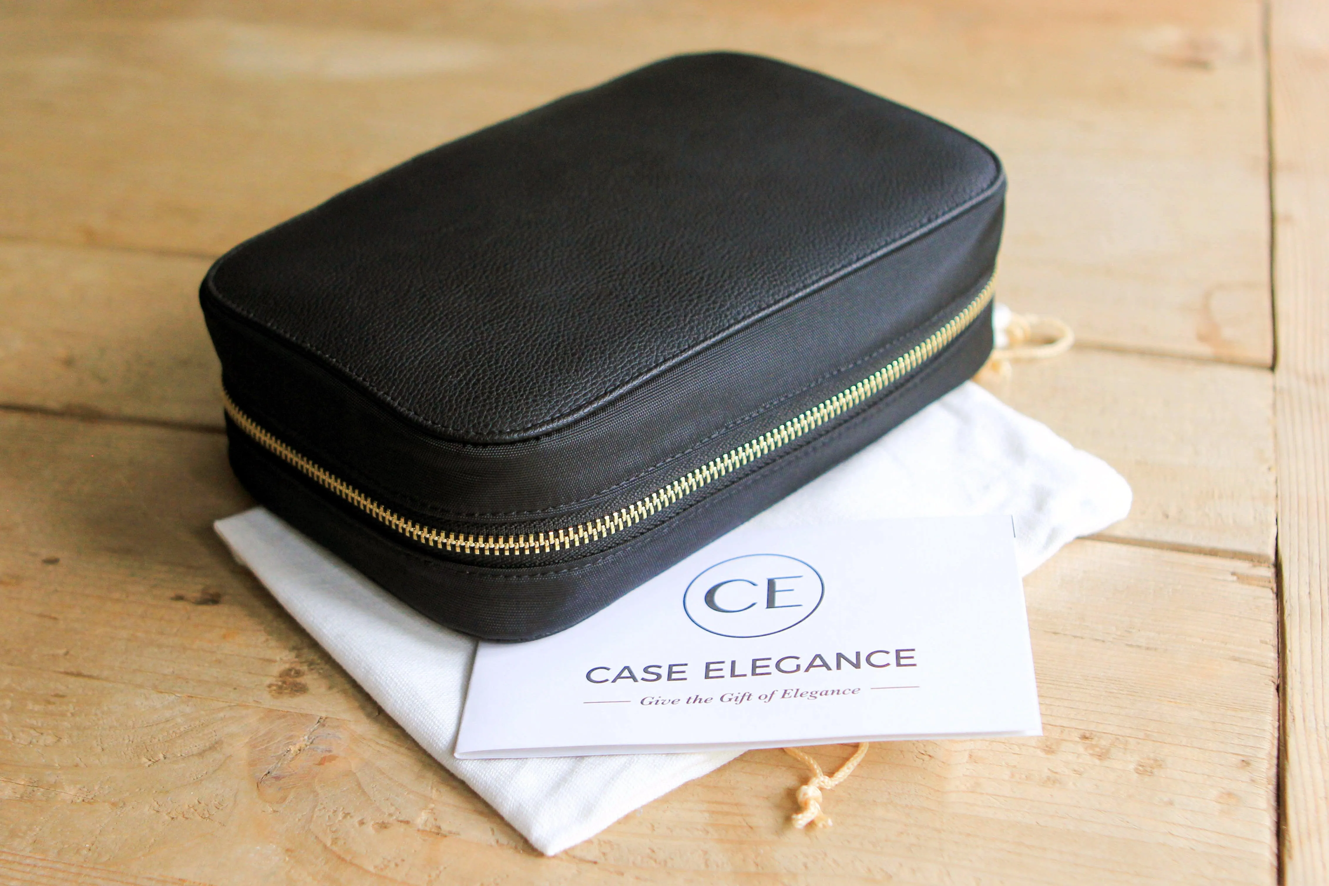 Large Travel Jewelry Organizer - Black