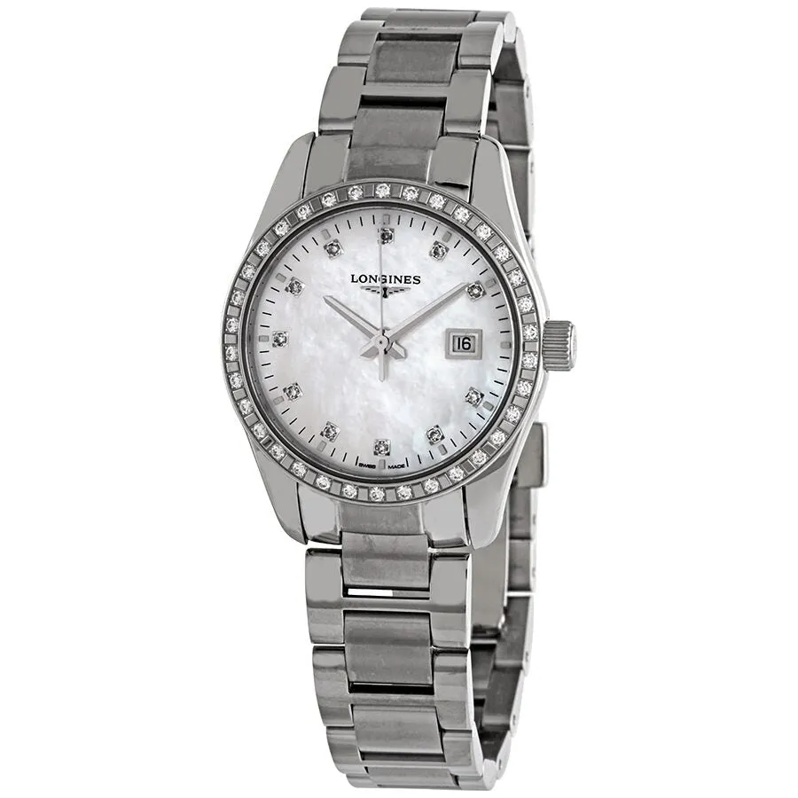 Longines Conquest Classic Quartz Diamond Ladies Watch L2.286.0.87.6