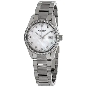 Longines Conquest Classic Quartz Diamond Ladies Watch L2.286.0.87.6