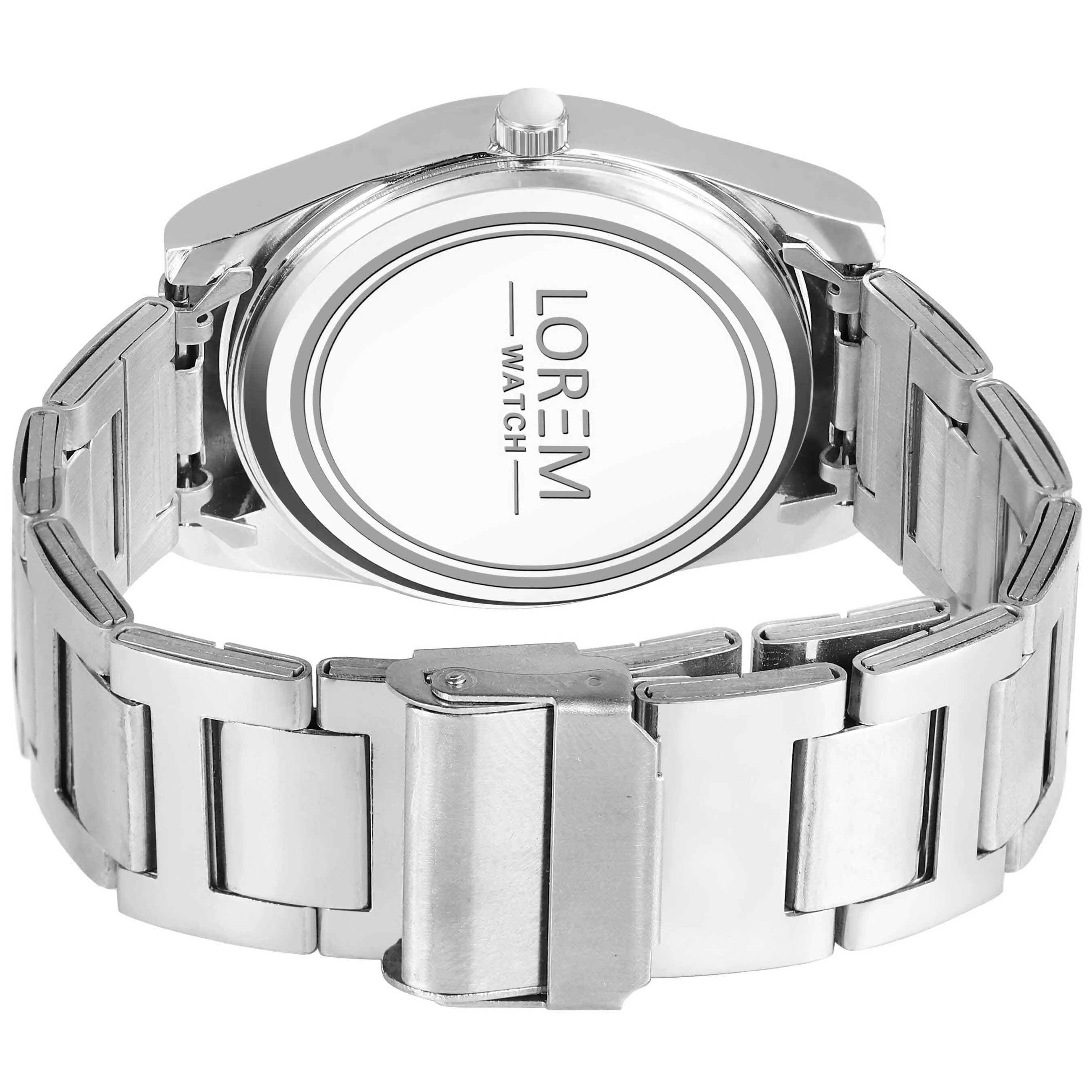 LOREM Black Dial Date Function Analog Watch For Men LR152