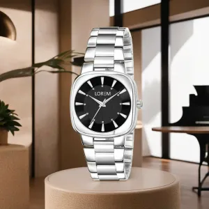 LOREM Silver Professional Analog Watch For Women LR298