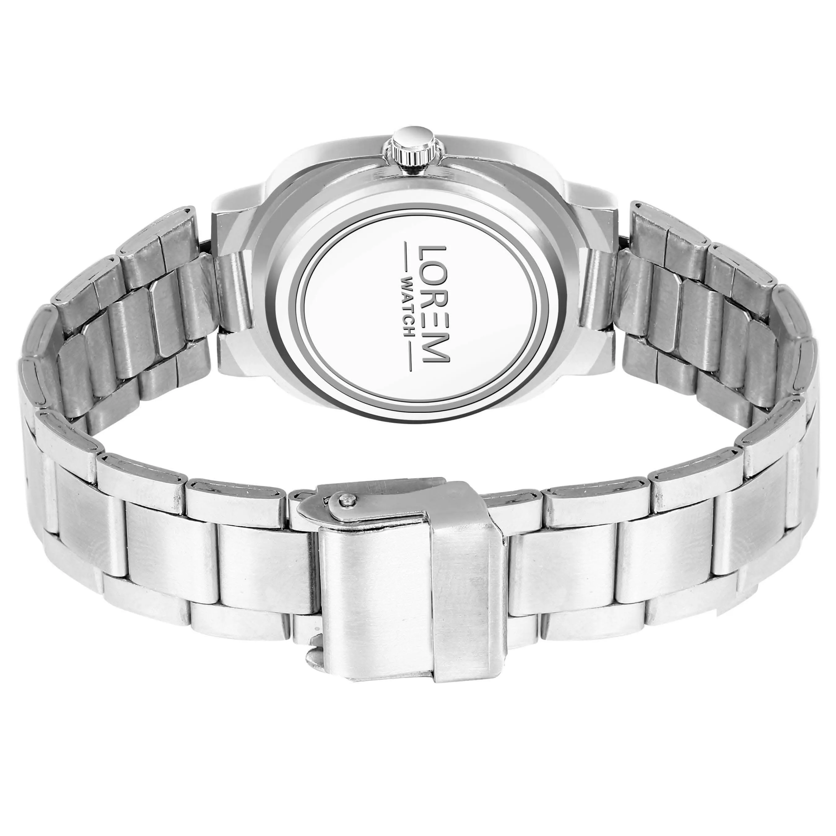 LOREM Silver Professional Analog Watch For Women LR298
